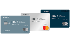 IHG One Rewards Premier Credit Card. IHG One Rewards Traveler Credit Card. IHG One Rewards Premier Business Credit Card.