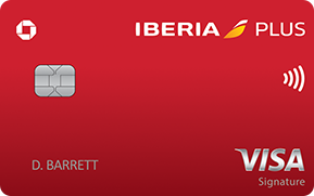 Clickable card art links to Iberia Visa Signature(Registered Trademark) card product page