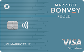 Clickable card art links to Marriott Bonvoy Bold(Registered Trademark) credit card product page