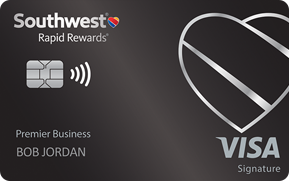 Clickable card art links to Southwest Rapid Rewards(Registered Trademark) Premier Business Credit Card product page