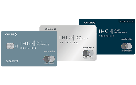 IHG One Rewards Premier Credit Card. IHG One Rewards Traveler Credit Card. IHG One Rewards Premier Business Credit Card.